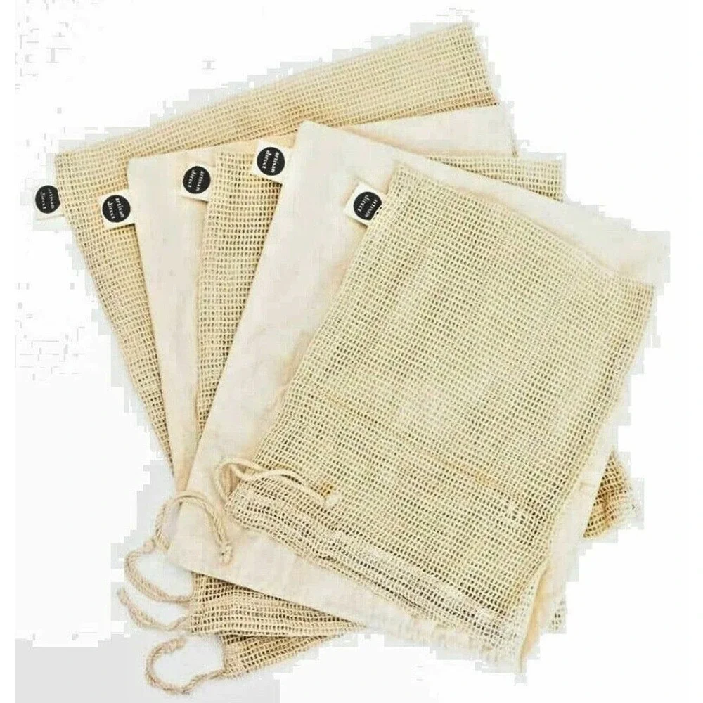 Artisan Direct Sustainable Grocery Starter Kit Reusable Shopping Bags Set of 5